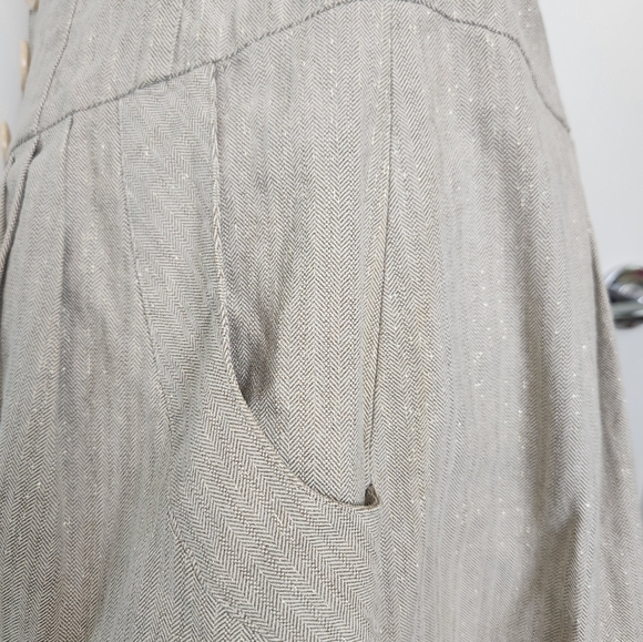 Chevron Pinstripe Sleeveless Mini Dress - Picture 7 of 16